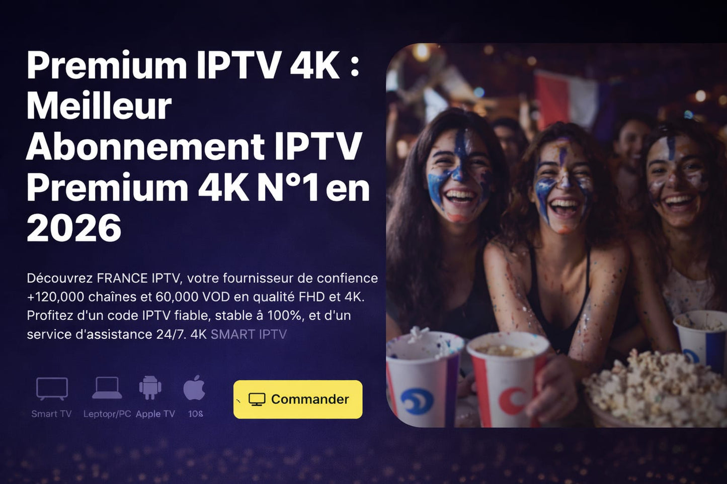 Abonnement IPTV 12 Mois Premium – Haute Définition & Stabilité Garantie