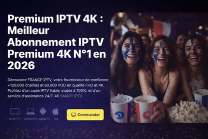 Abonnement IPTV 12 Mois Premium – Haute Définition & Stabilité Garantie
